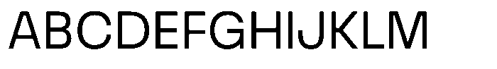 Match Regular Font UPPERCASE