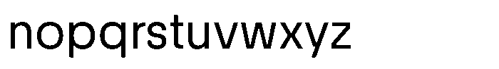 Match Regular Font LOWERCASE