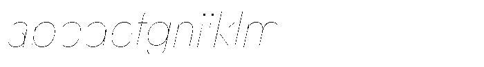 Match Thin Italic FONT