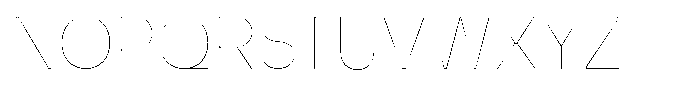 Match Thin Font UPPERCASE
