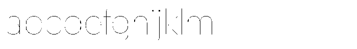 Match Thin FONT