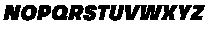 Match Ultra Italic Font UPPERCASE
