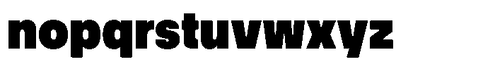 Match Ultra Font LOWERCASE