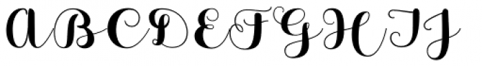 Matcha-Script Font UPPERCASE