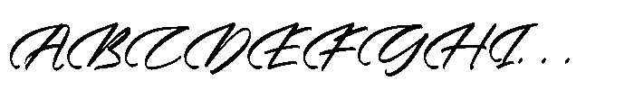 Matchengis Italic Font UPPERCASE