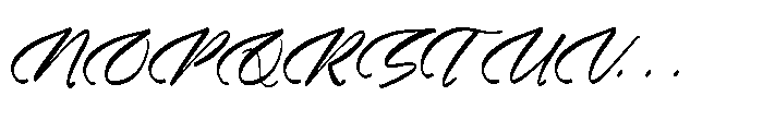 Matchengis Italic Font UPPERCASE
