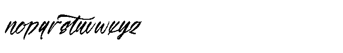 Matchengis Italic Font LOWERCASE