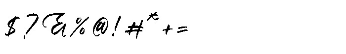 Matchengis Regular Font OTHER CHARS