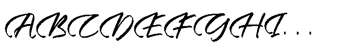 Matchengis Regular Font UPPERCASE