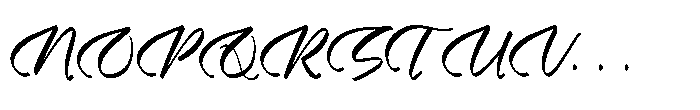 Matchengis Regular Font UPPERCASE
