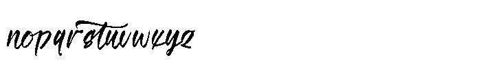Matchengis Regular Font LOWERCASE