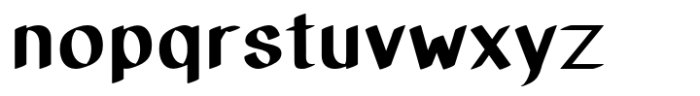 Matchout Extra Bold Font LOWERCASE