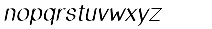 Matchout Semi Bold Oblique Font LOWERCASE