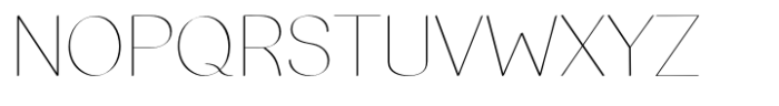 Matchout Thin Font UPPERCASE