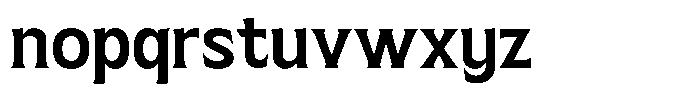 Matchtime Font LOWERCASE