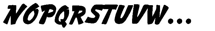 Mate Night Script Font UPPERCASE
