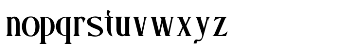 Matgefo Vintage Font LOWERCASE