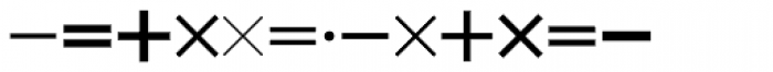 Mathe Symbols SH Regular Font LOWERCASE