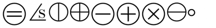 Mathematical Pi 6 Font OTHER CHARS