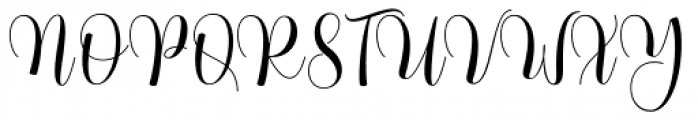 Mathilda Script Regular Font UPPERCASE