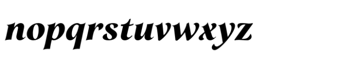 Mathilde Black Italic Font LOWERCASE