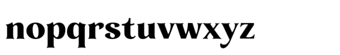 Mathilde Black Font LOWERCASE