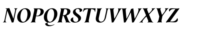Mathilde Bold Italic Font UPPERCASE