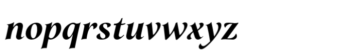 Mathilde Bold Italic Font LOWERCASE
