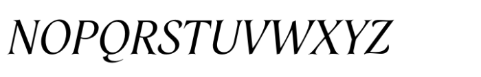 Mathilde Italic Font UPPERCASE