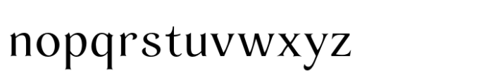 Mathilde Regular Font LOWERCASE