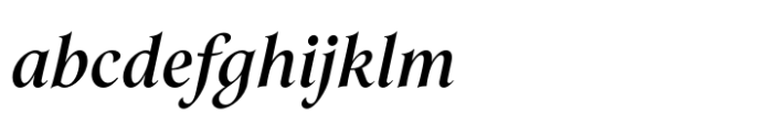 Mathilde Semibold Italic FONT