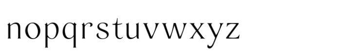 Mathilde Thin Font LOWERCASE