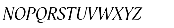 Mathilde Variable Italic Font UPPERCASE