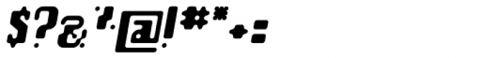 Matica Supernormal Oblique Font OTHER CHARS