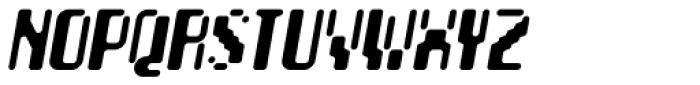 Matica Supernormal Oblique Font UPPERCASE