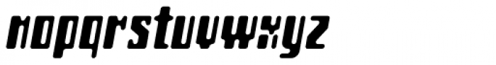 Matica Supernormal Oblique Font LOWERCASE