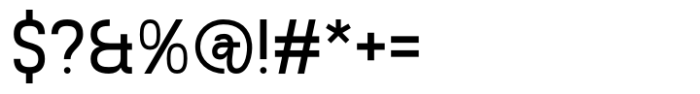Matique Semi Bold Font OTHER CHARS