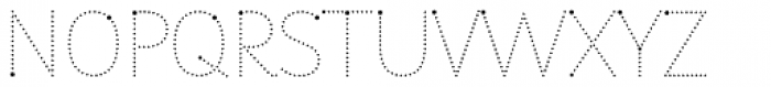 Matita Connected Dot Font UPPERCASE