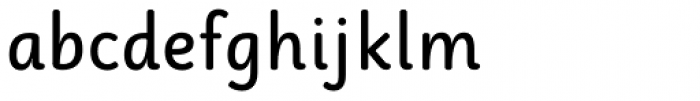 Matita Written Regular Font LOWERCASE