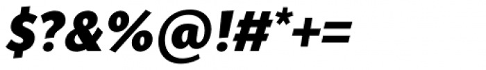 Mato Sans Extra Bold Italic Font OTHER CHARS