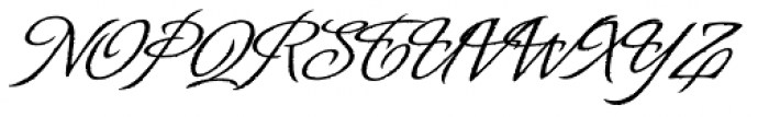 Matogrosso Script Font UPPERCASE