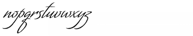 Matogrosso Script Font LOWERCASE