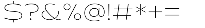 Matrice Extra Light Font OTHER CHARS