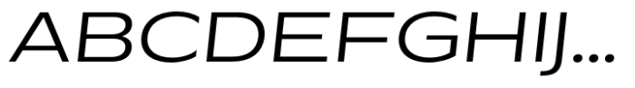 Matrice Regular Italic Font UPPERCASE