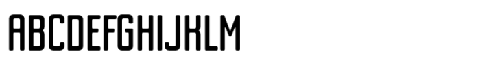 Matricule 57 Regular Font UPPERCASE