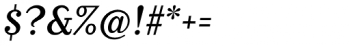 Matrix II Italic Font OTHER CHARS