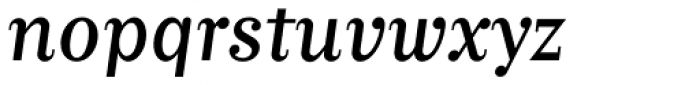 Matrix II Italic Font LOWERCASE