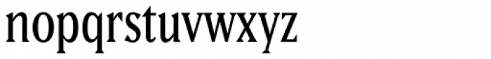 Matrix II Semi Narrow Font LOWERCASE