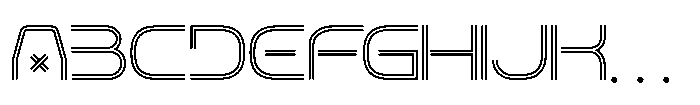Matrix Pulse Regular Font UPPERCASE