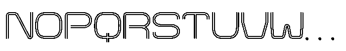 Matrix Pulse Regular Font UPPERCASE
